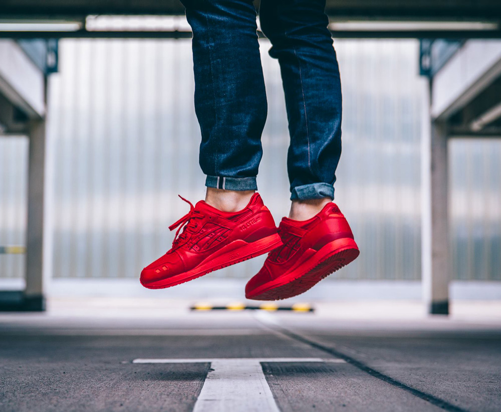 asics gel lyte 3 homme rouge